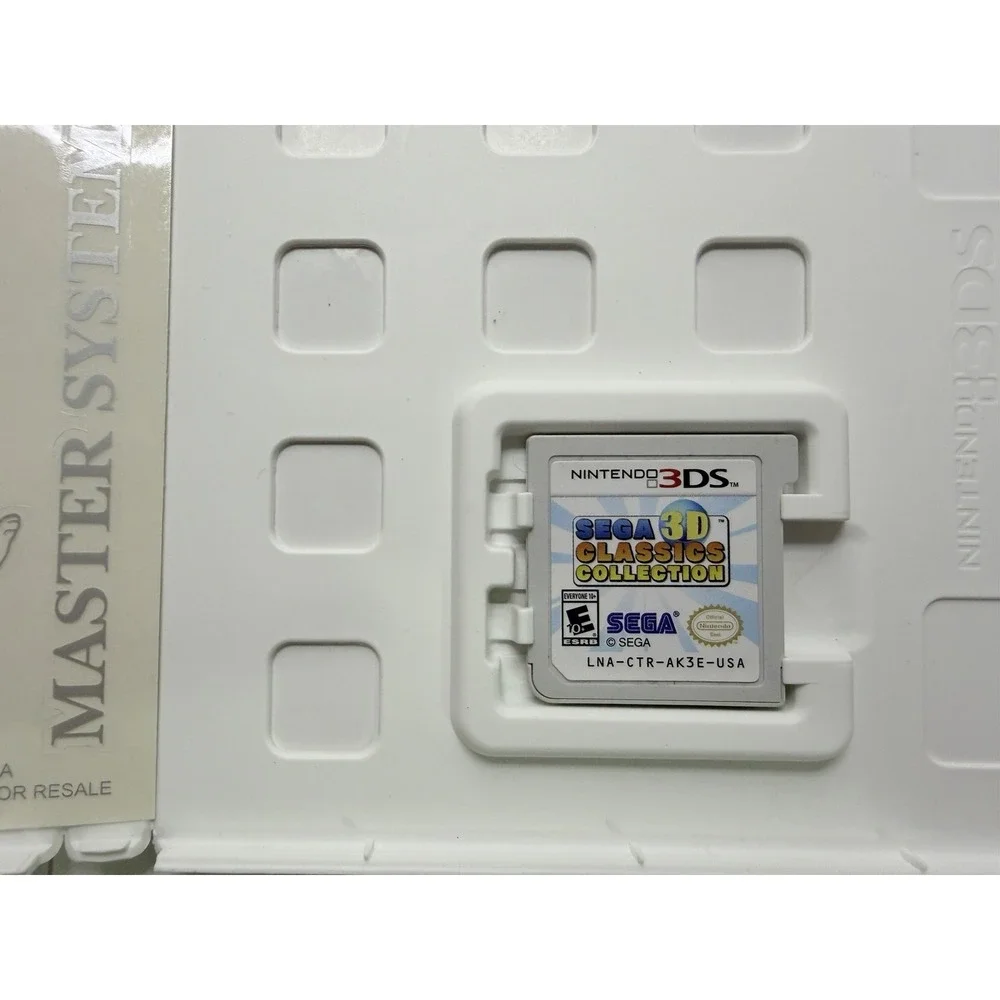 Sega 3D Classics Collection (Nintendo 3DS) - Complete CIB With Sticker Sheet!